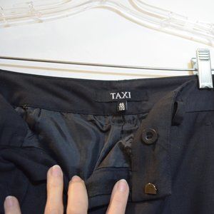 TAXI Dark Gray Low Rise Dress Suit Pants Lining Women's Europe Size 46/170 Tall